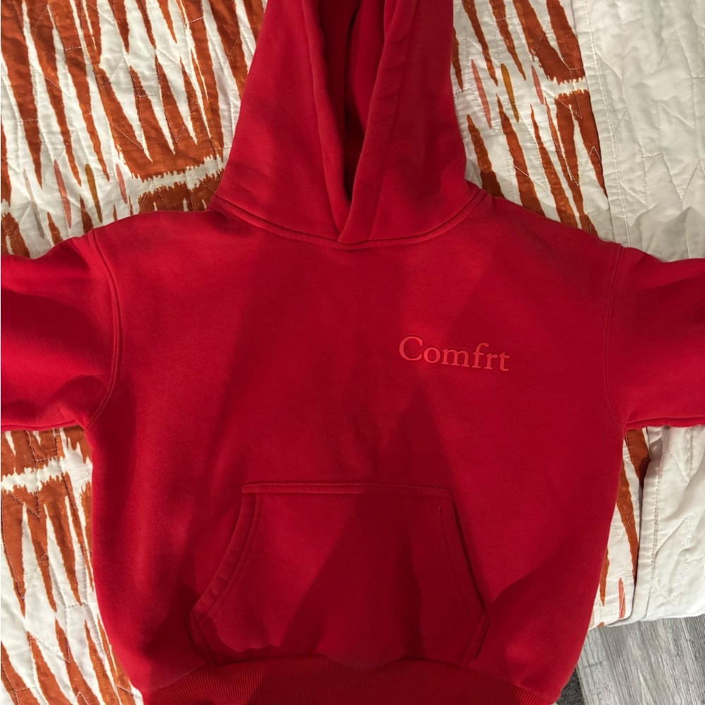 Kids' Red Hooded Sweatshirt